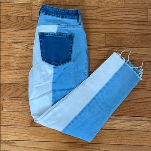 Pacsun two toned mom jeans